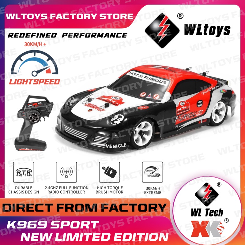 WLtoys 284131 K969 RC Car 2.4G Racing Car 30 KM/H Metal Chassis 4WD