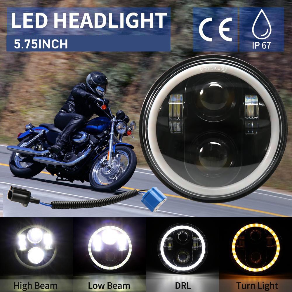 High Power HID LED Headlight H4 Bulb for Harley Davidson Cross Bones