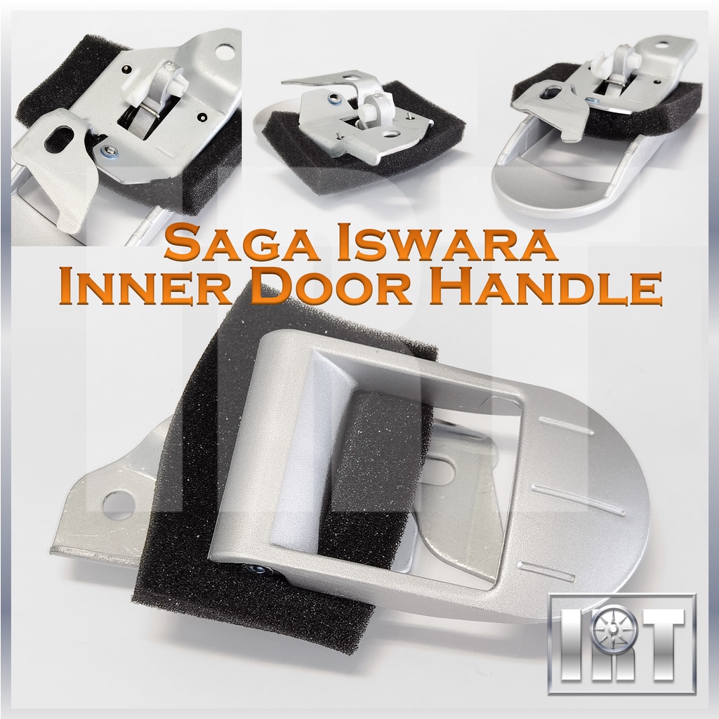 Saga Iswara Inner Door Handle Left Right Driver Passenger Kiri Kanan