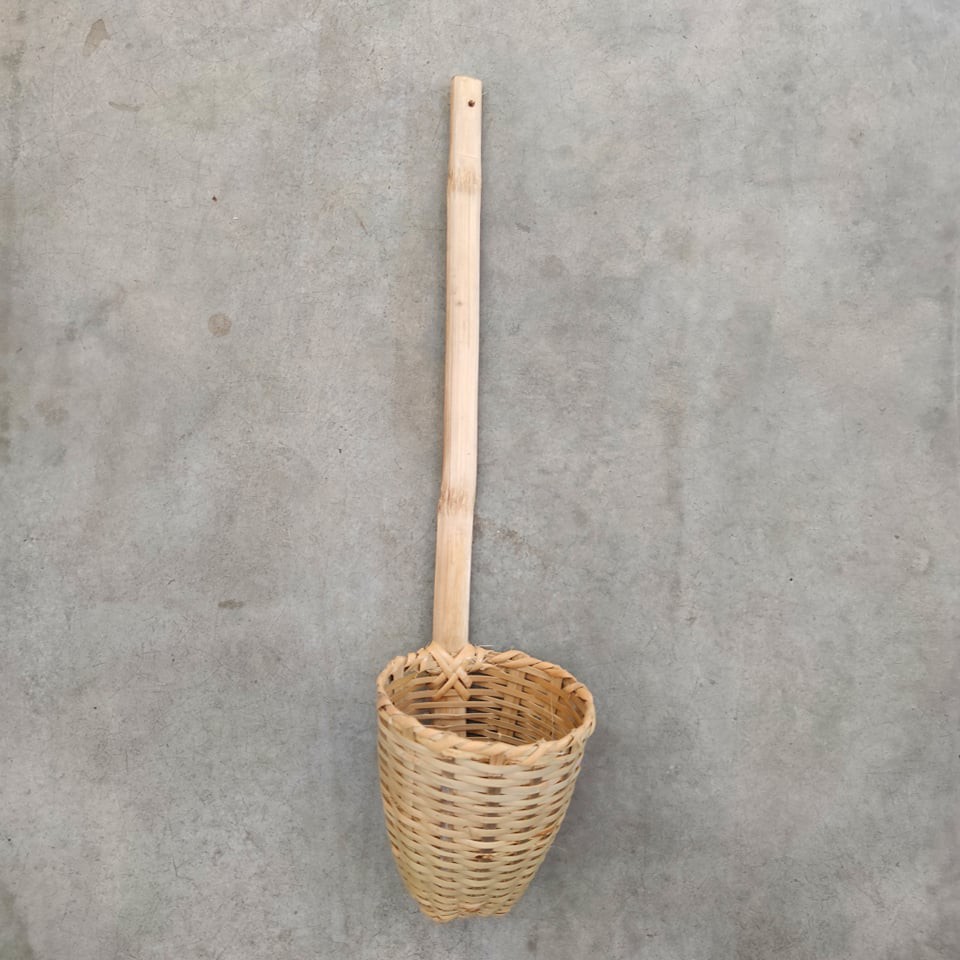 Bamboo Noodle Strainer 竹制面漏勺