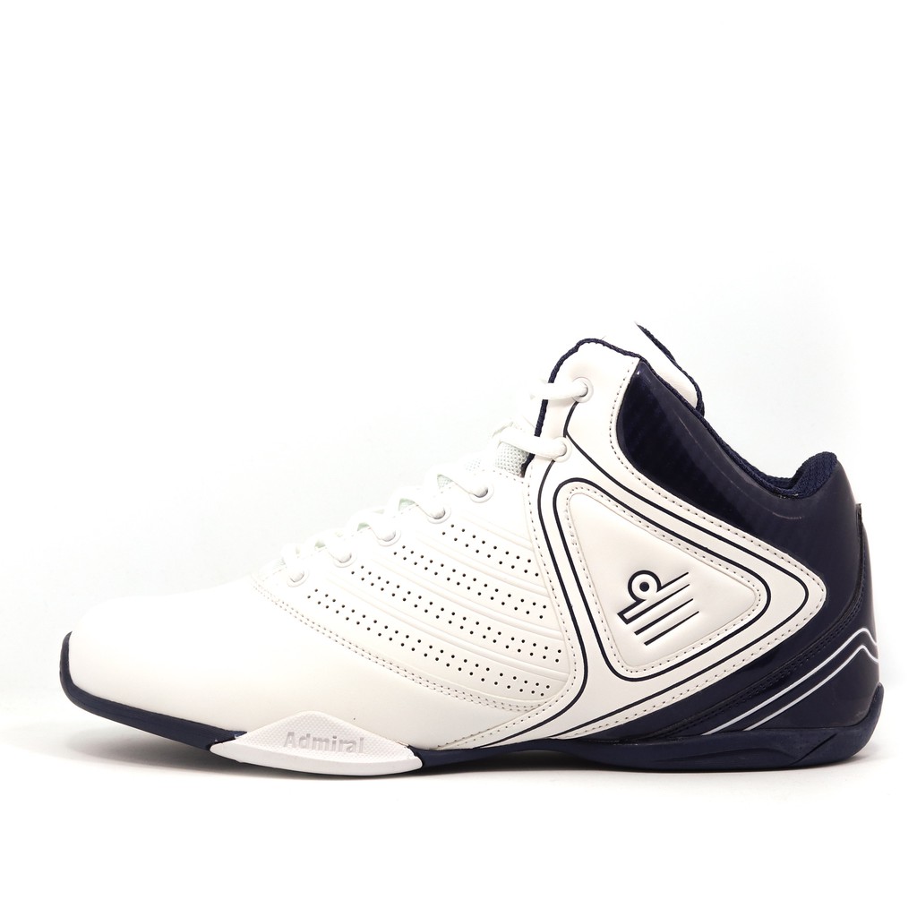 Admiral Men S Basketball Dribbler Shoes White Navy Shopee Malaysia