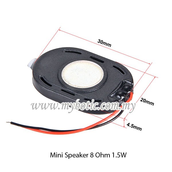 2pcs 1" inch 23mm 4/8ohms 1.5W~2W full-range speakers Ultra-thin Loudspeaker 