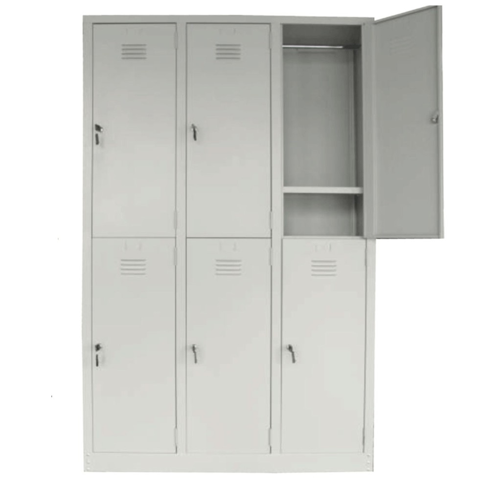 6 Compartment Steel Locker / Office / Steel / Office