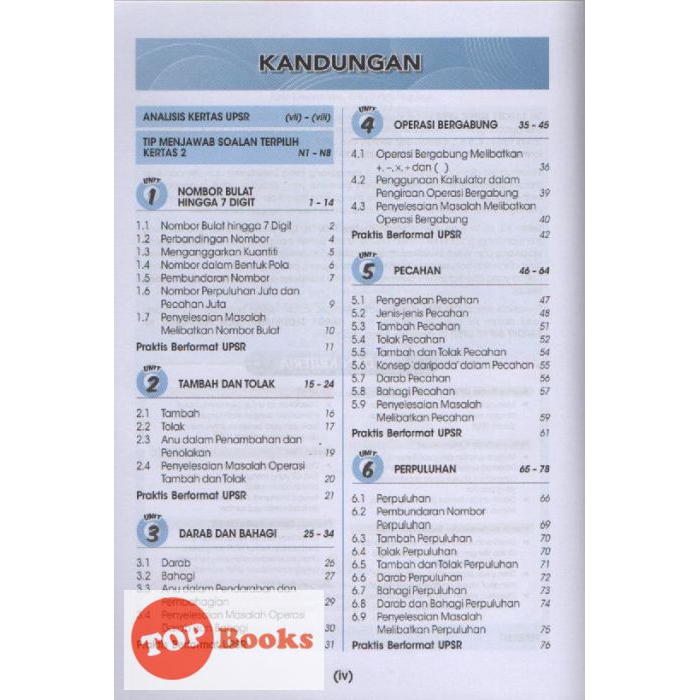 Topbooks Sasbadi Target Super Upsr Matematik Tahun 4 5 6 Shopee Malaysia