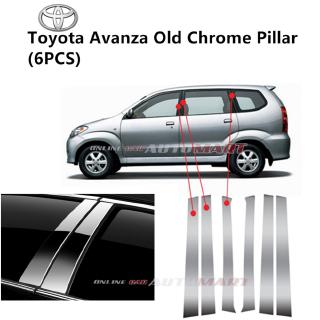 Proton Saga BLM/FLX- Car Chrome Door Window Pillar Trim 