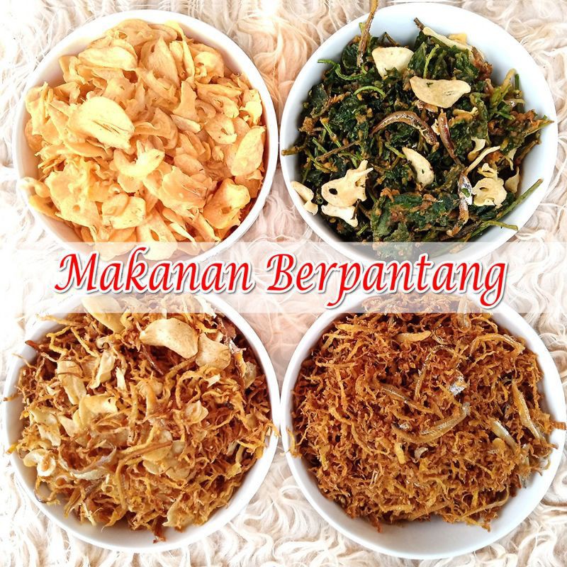 ๑ Makanan Pantang Serunding Halia Ikan Bilis Bawang Putih Goreng Pegaga Crispy Peria Sedap Ready Stock