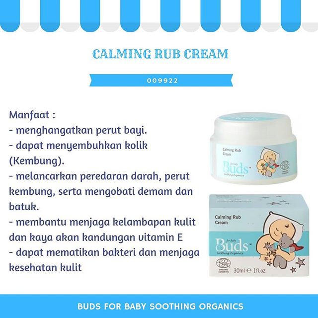 calming rub cream buds
