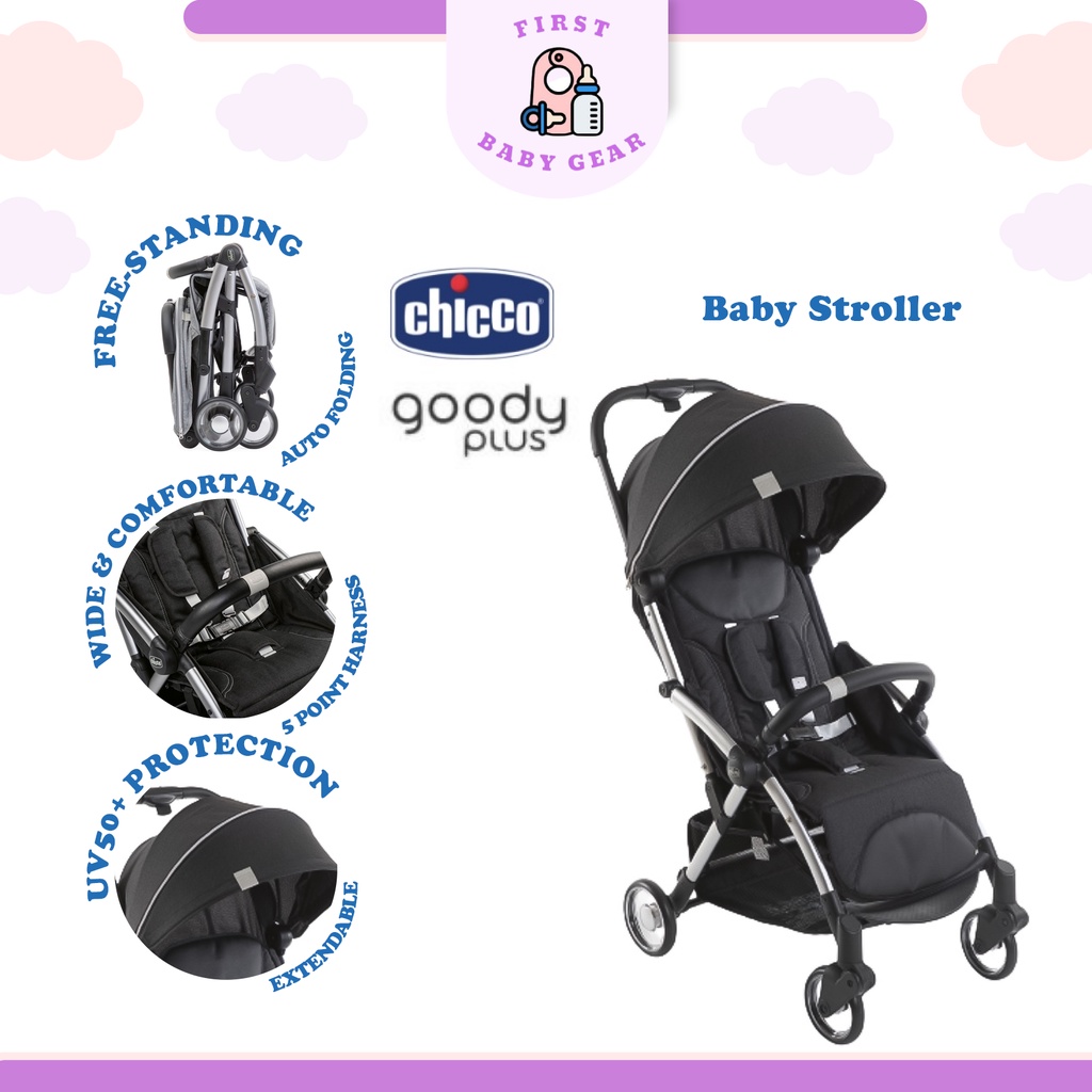 [Free Rain Cover] Chicco Goody Plus Baby Stroller Shopee Malaysia