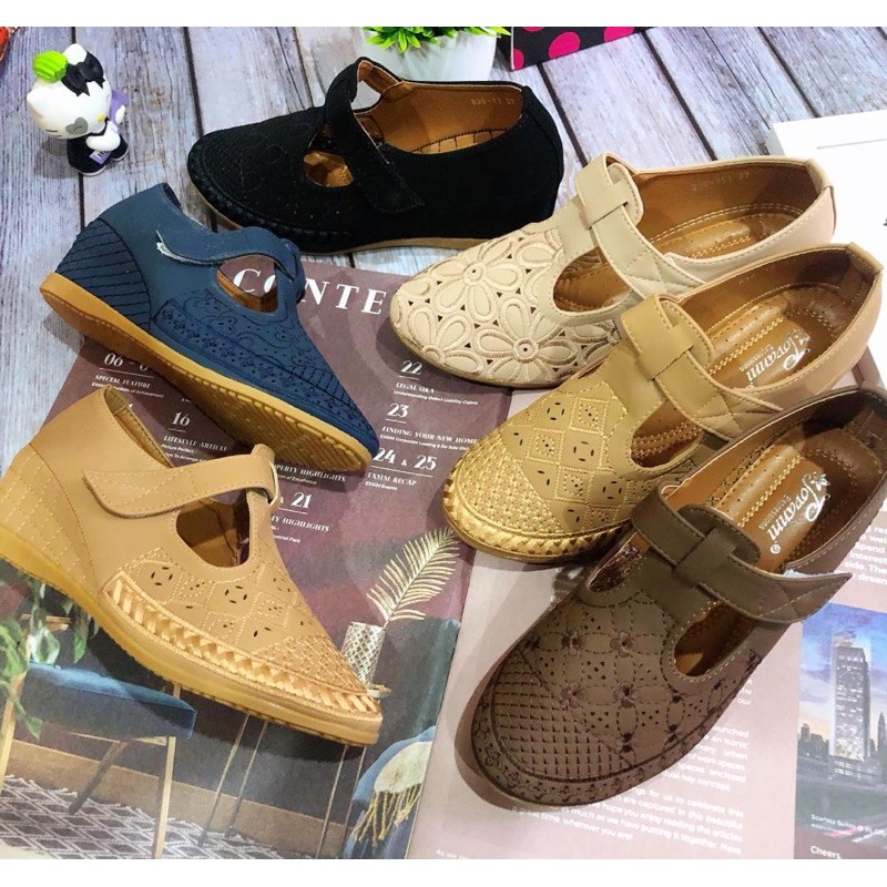 Buy Part Ii Fashionable Lady S Comfort Wedges Shoes Kasut Sarung Sandal Fashion Wanita Lembut Nonslip Ladies Loafer S Seetracker Malaysia