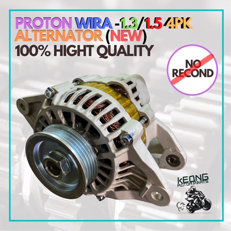 PROTON WIRA ALTERNATOR 1.3 / 1.5 NEW 90A (MIT) 4PK 100 NEW HIGH
