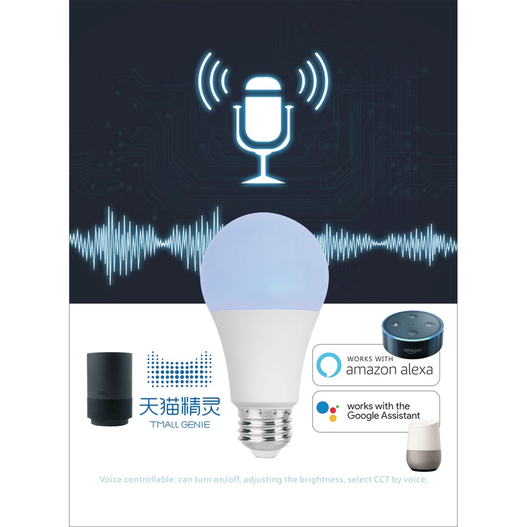 Smart Home Ready Stock My Smart Wifi Led Bulb E27 9w Jxm Bw2 Shopee Malaysia