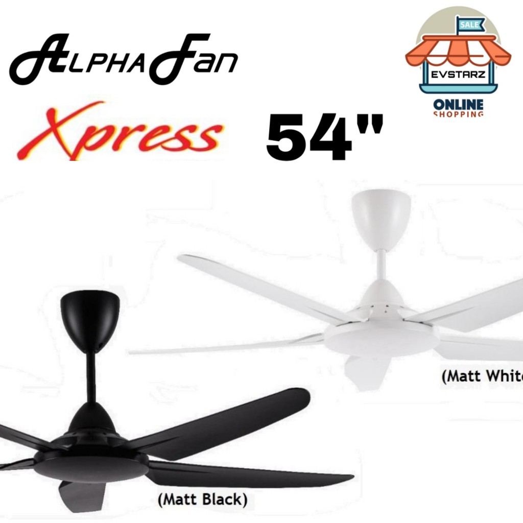 New Alpha Cosa Xpress 54 Remote Ceiling Fan 4 Speeds Shopee