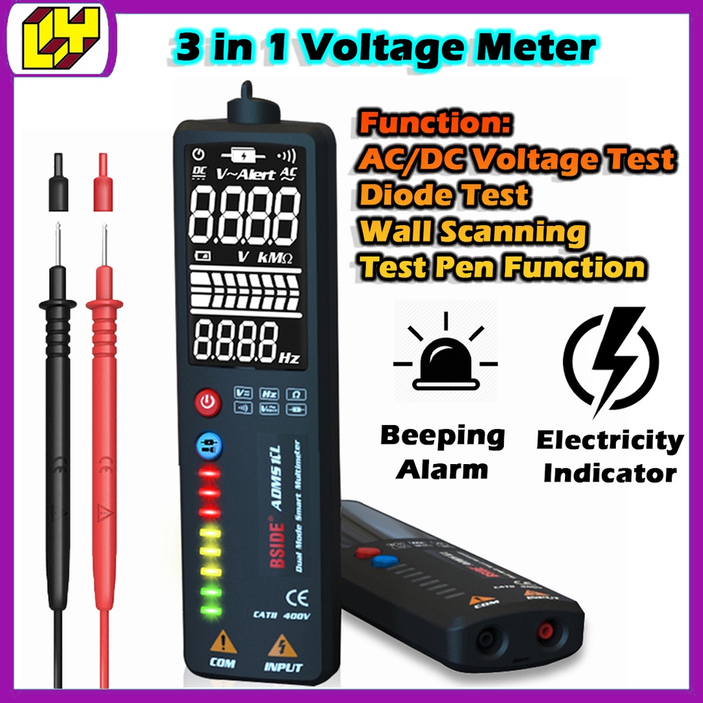 Voltage Indicator Electricity Detector Wire Tester Meter Electronic