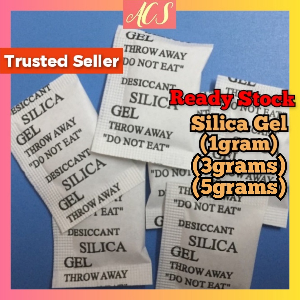 Silica Gel Desiccant 1g READY STOCK 8006 Quality Silica Gel for Absorb