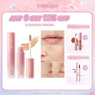 【Ready Stock 3 Days Delivery】Pinkflash OhMyBreath Breathable Liquid Concealer Long Lasting Smooth Full Coverage
