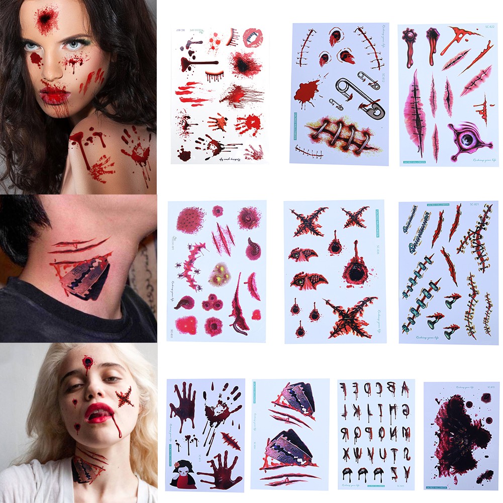 Blood Horror Scary Costume Makeup