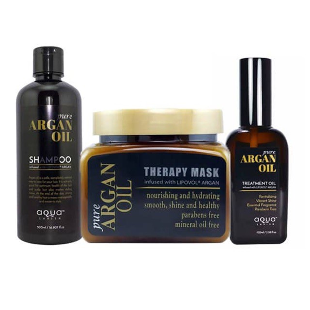 serum oil mask ready stock head men Aqua Lavish Pure Argan Oil shampoo hair  mask hair treatment oil | Shopee Malaysia