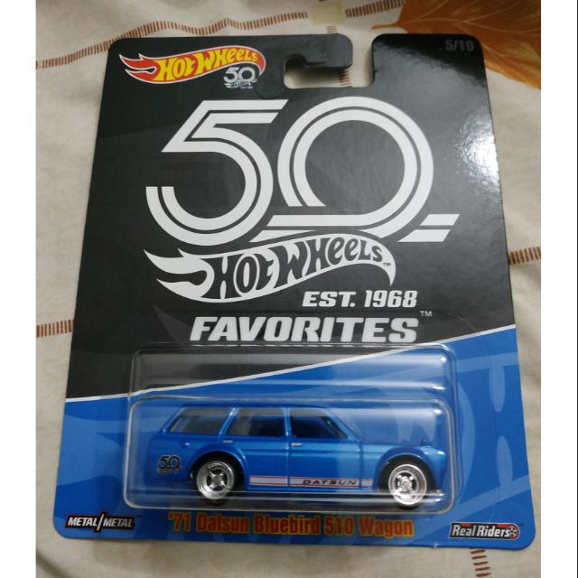 hot wheels datsun wagon 50th anniversary