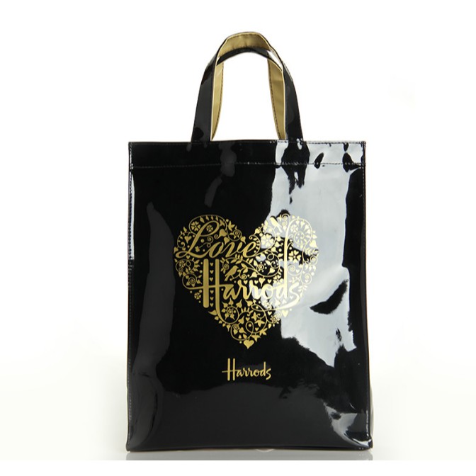 Harrods PVC Glitter Hearts Shopper Bag/ Medium Top-Handle Bag | Shopee Malaysia