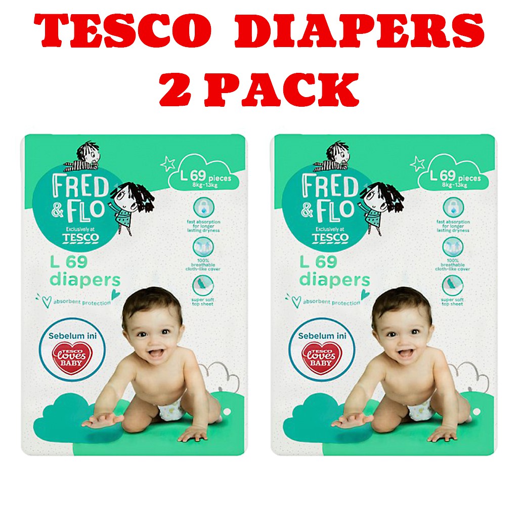 tesco pampers size 4