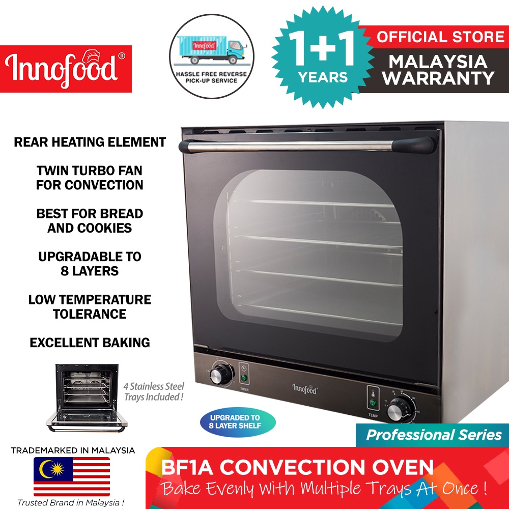 Innofood Twin Turbo Fan Convection Oven Ideal For Bread And Biscuits KT ...