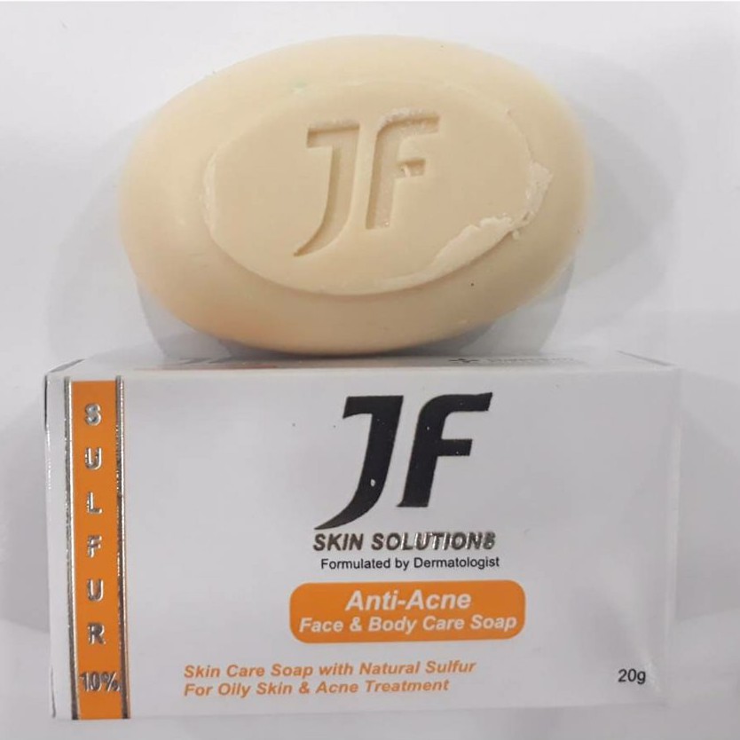 Jf Skin Solutions Anti Acne Face And Body Care Soap Jf Sulfur 10 100g