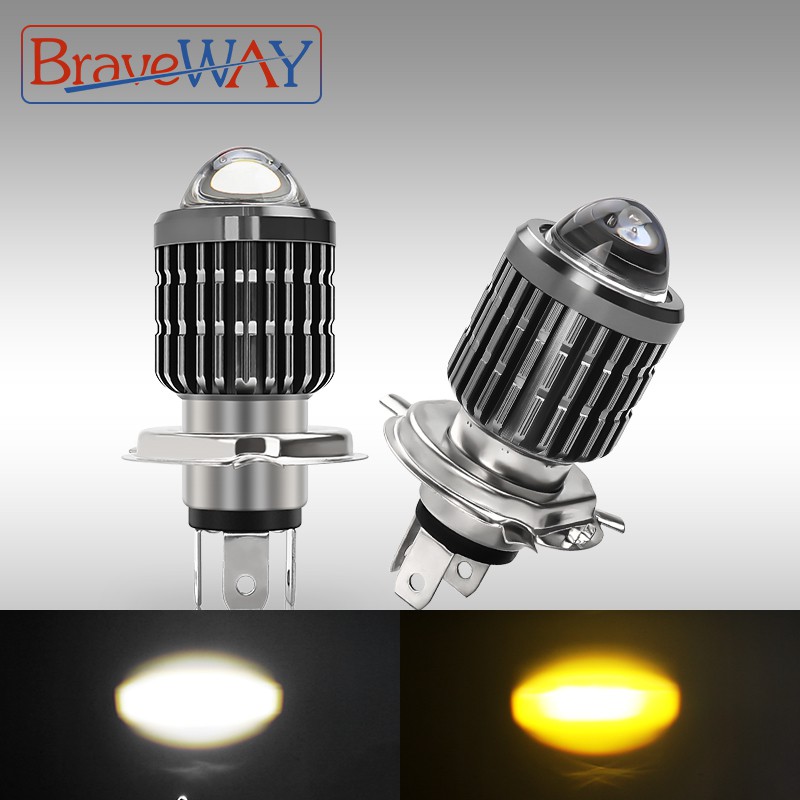 BraveWay Motorcycle Headlight LED Bulb H4 H6/BA20D P15D 1PCS Led Lamp Moto  6000LM Hi-Lo Beam Lamp Scooter Accessories 12V 24V llightings | Shopee  Malaysia