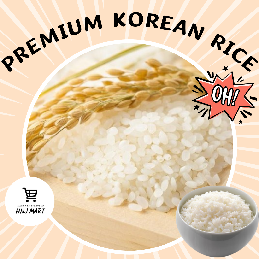 Halal Korean Rice for Bibimbap Gimbap Sushi Banchan Korean Dishes Premium Korean Rice Beras Korea Sushi Rice 韩国米