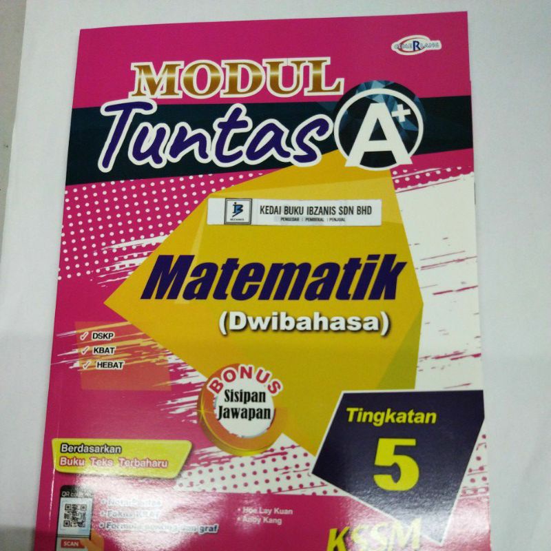 Modul Tuntas A Matematik Dwibahasa Tingkatan 5 Shopee Malaysia