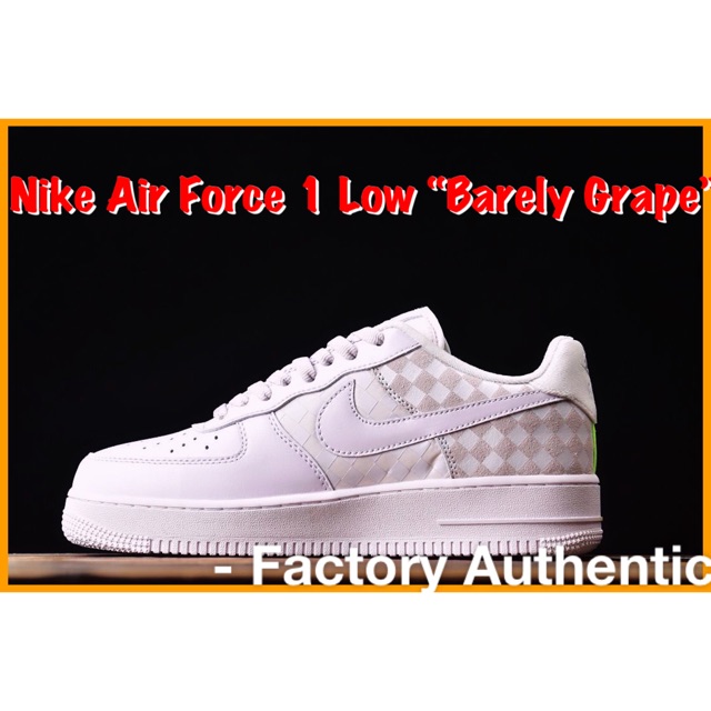 nike air force 1 low barely grape