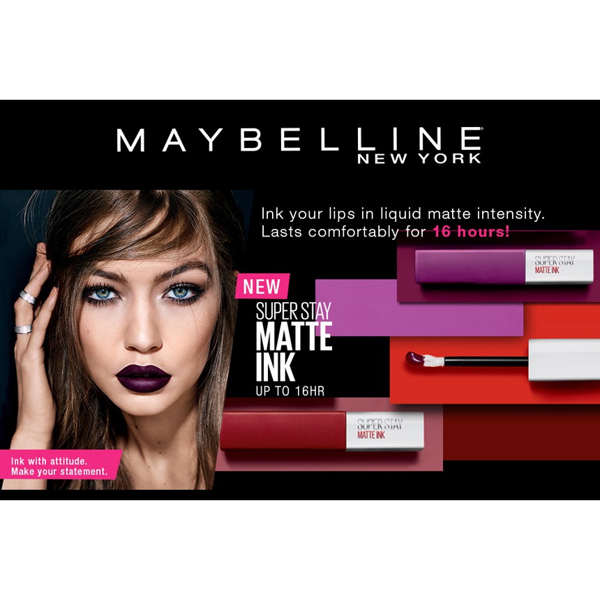 Maybelline Superstay Matte Ink 18 Colors To Choose