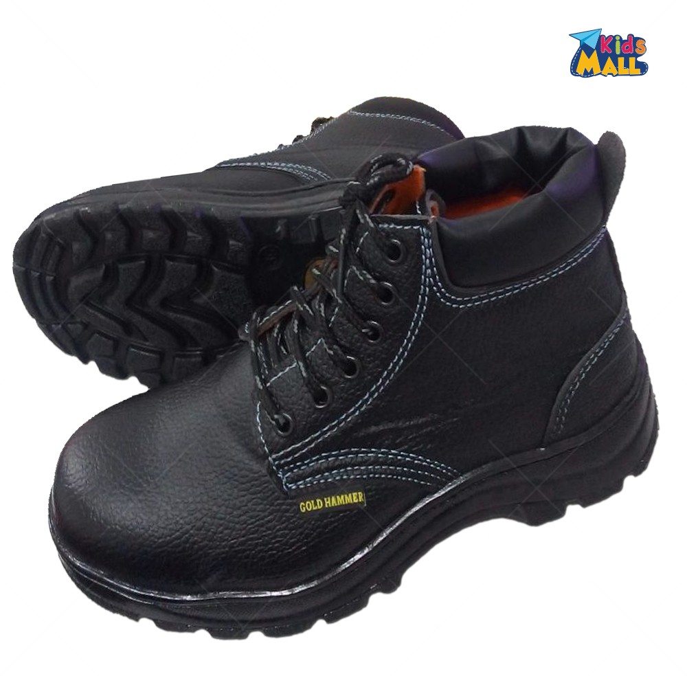 heeled safety boots
