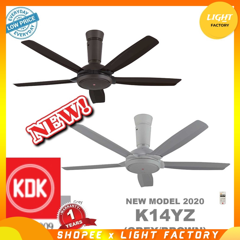 KDK K14YZ PBR / GY Z Series 56'' KDK New Design Remote Control Ceiling