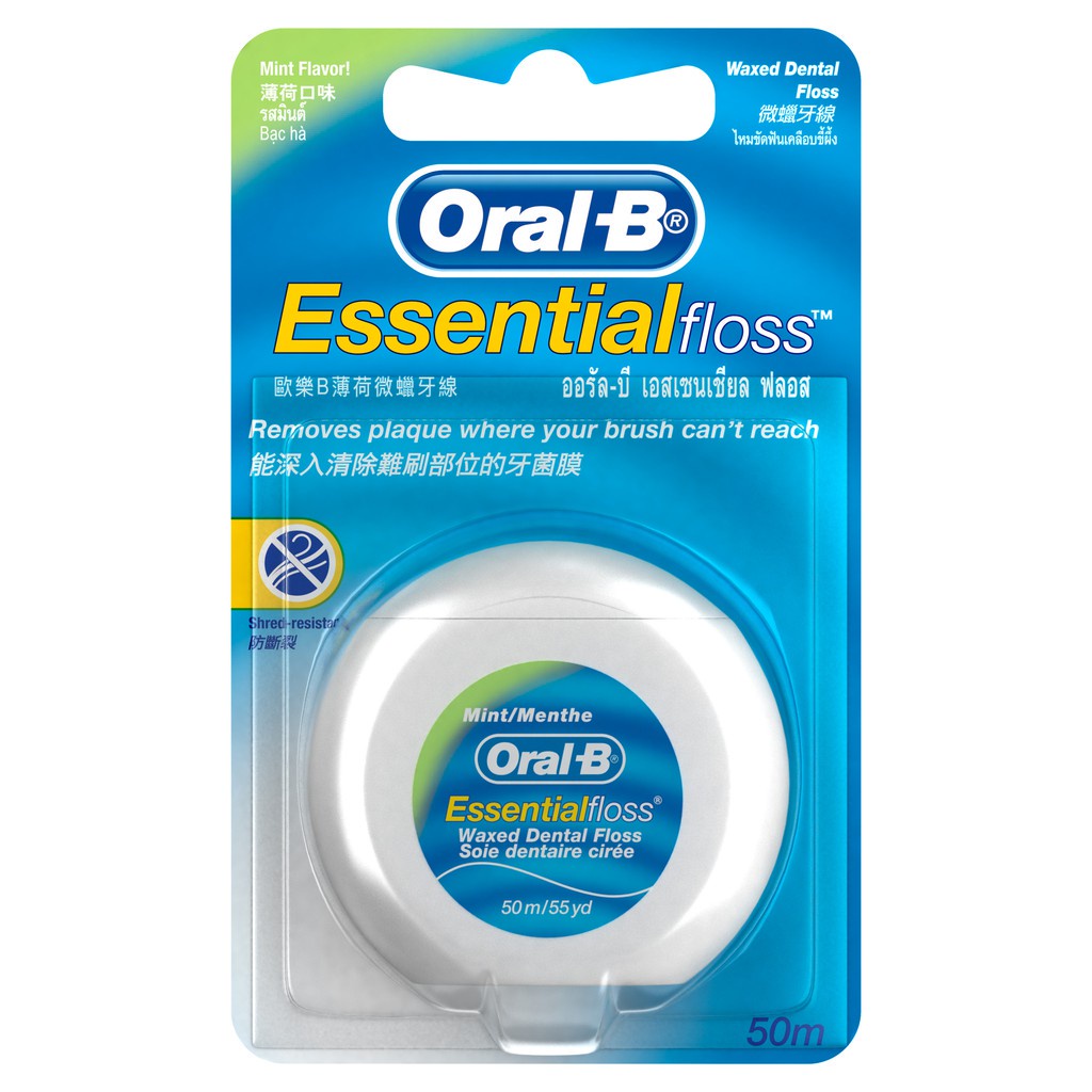 Oral-B Essential Floss Mint Dental Floss (50m) | Shopee Malaysia