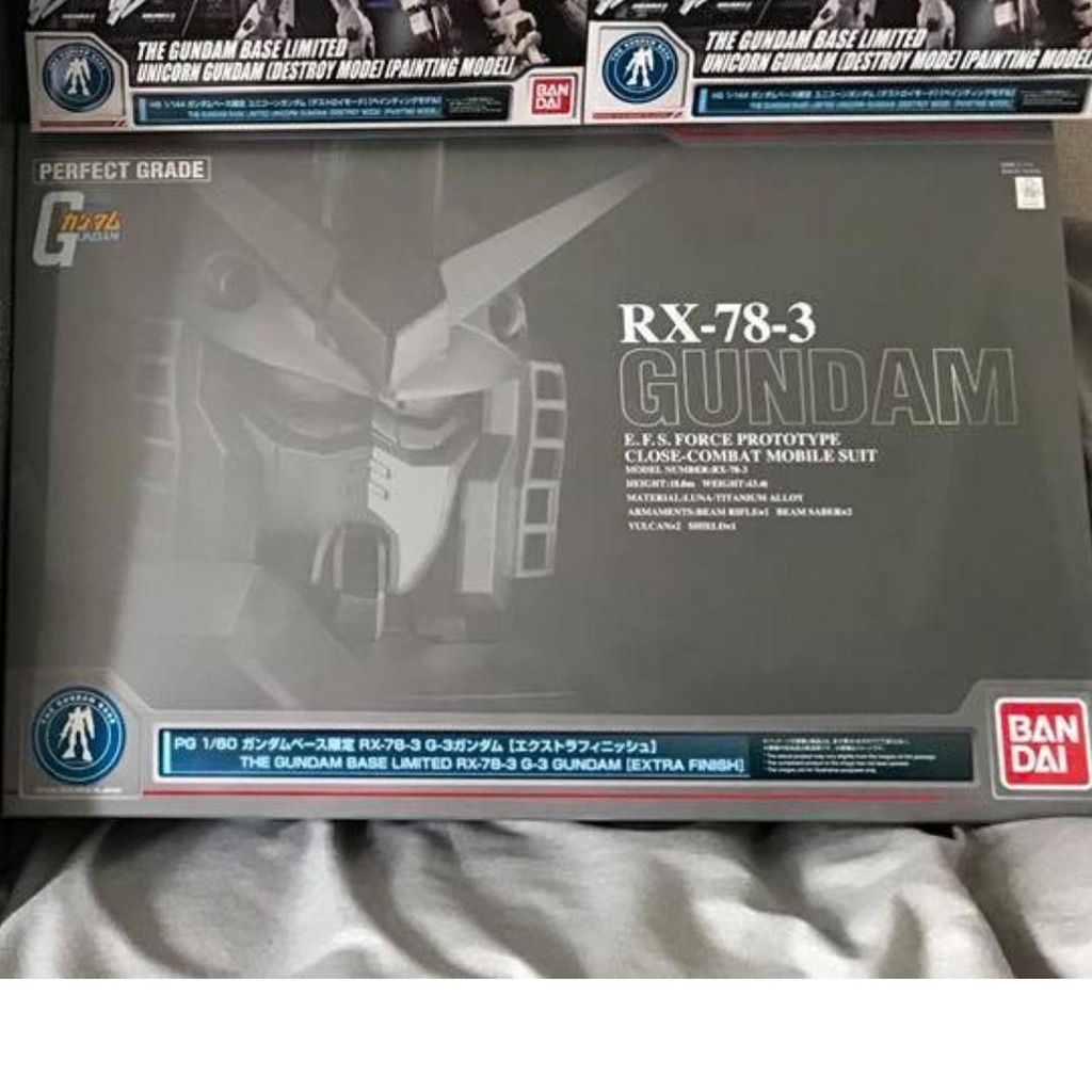 Pg 1 60 Gundam Base Limited Rx 78 3 G 3 Gundam Extra Finish Bandai Shopee Malaysia