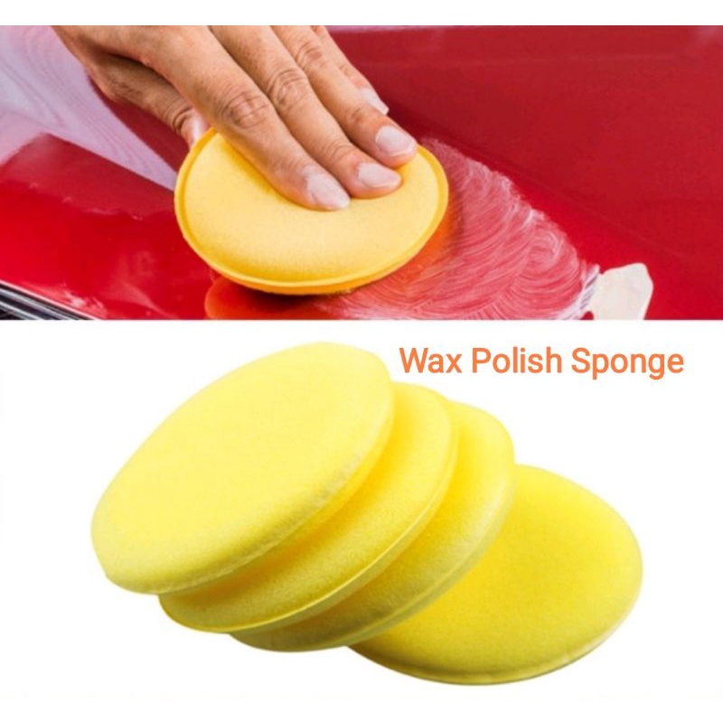 Polish Wax Foam Sponge Applicator Pad Soft 10x10x2.5cm 1 pc Shopee