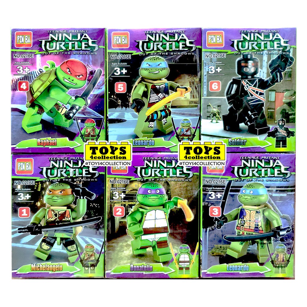 teenage mutant ninja turtles mini figures