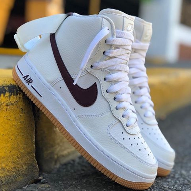 nike air force 1 high red white and blue