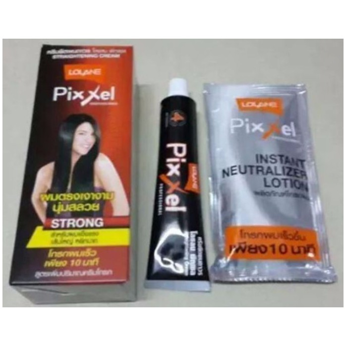 Lolane Pixxel Straightening Hair Cream Strong Shopee Malaysia