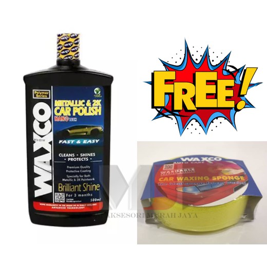 100 ori Waxco Metallic & 2K Car Polish & Wax (500ML) Shopee Malaysia