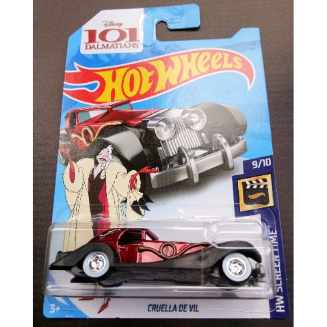 hot wheels 2018 cruella de vil