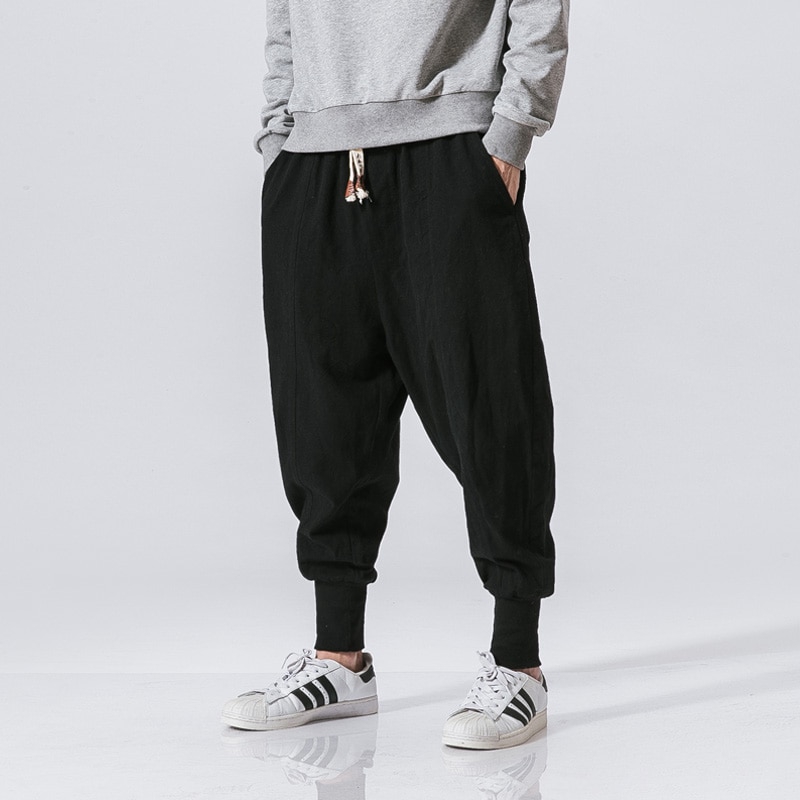 mens loose leg joggers