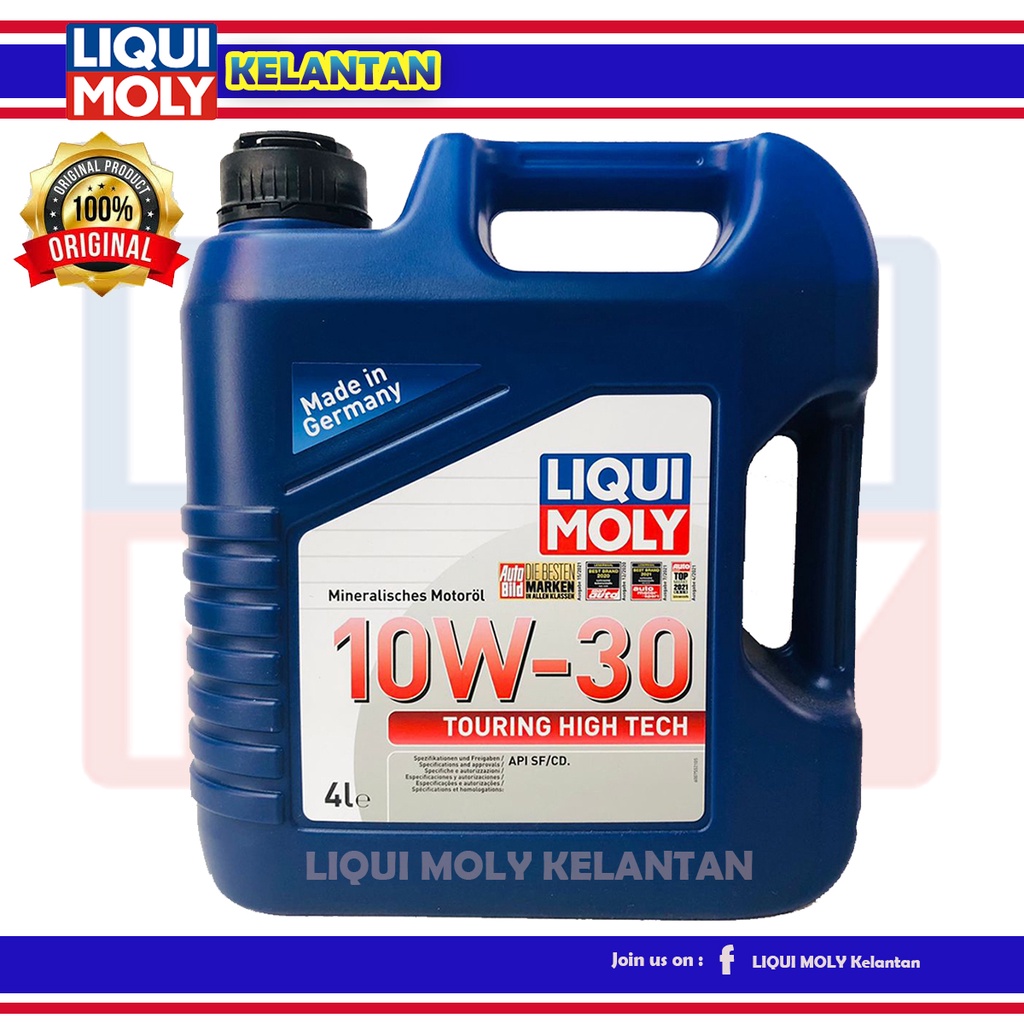 LIQUI MOLY TOURING HIGH TECH 10W30 ENGINE OIL 4L Shopee Malaysia