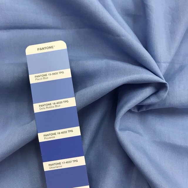 Premium Voal Fabric Per 0 5m Blue Color Shopee Malaysia