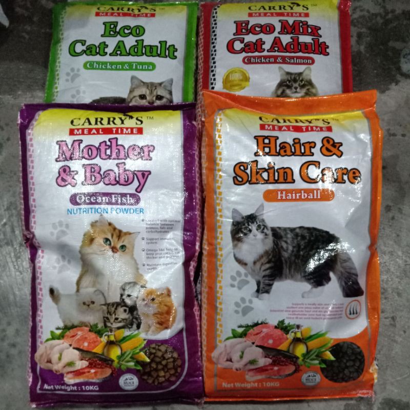 Carry's cat food makanan kucing 10kg cheap murah | Shopee Malaysia
