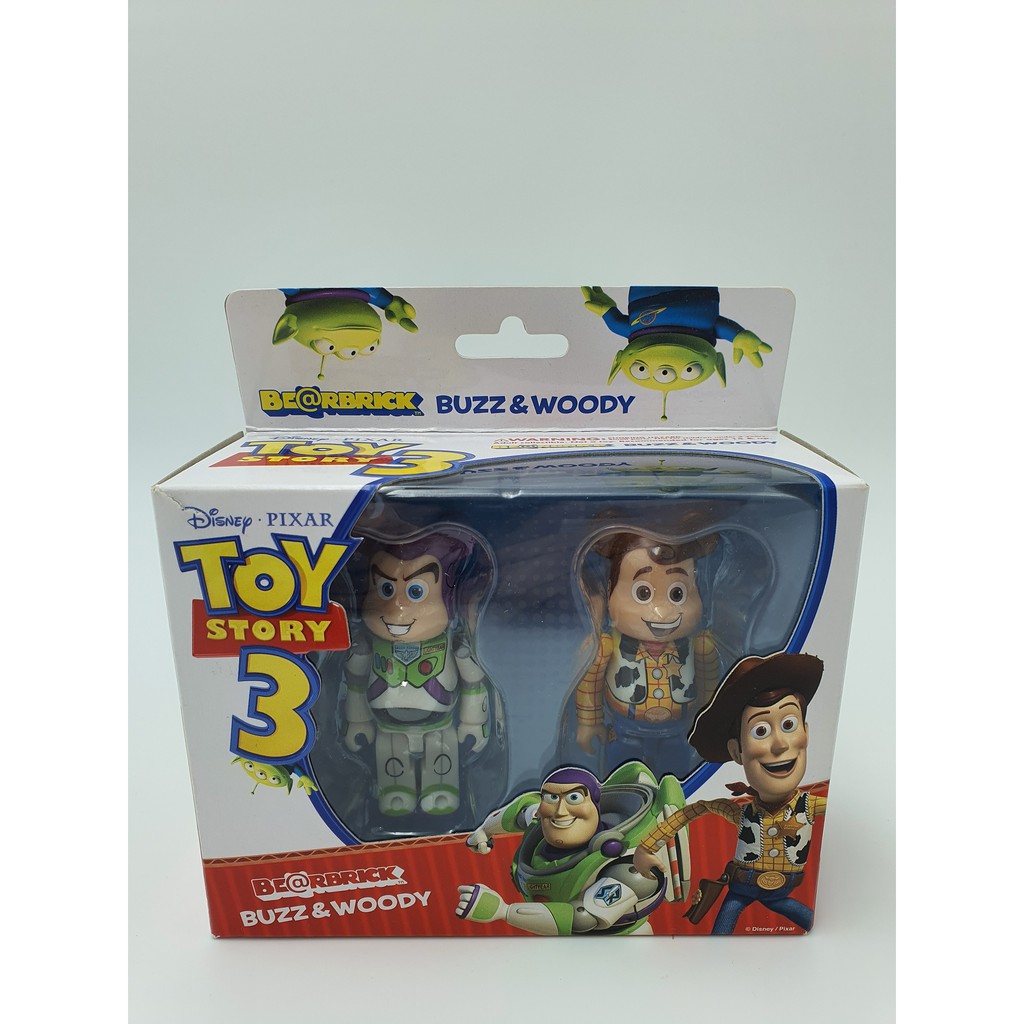 BE@RBRICK Bearbrick Toy Story 3 Woody & Buzz 100% | Shopee Malaysia