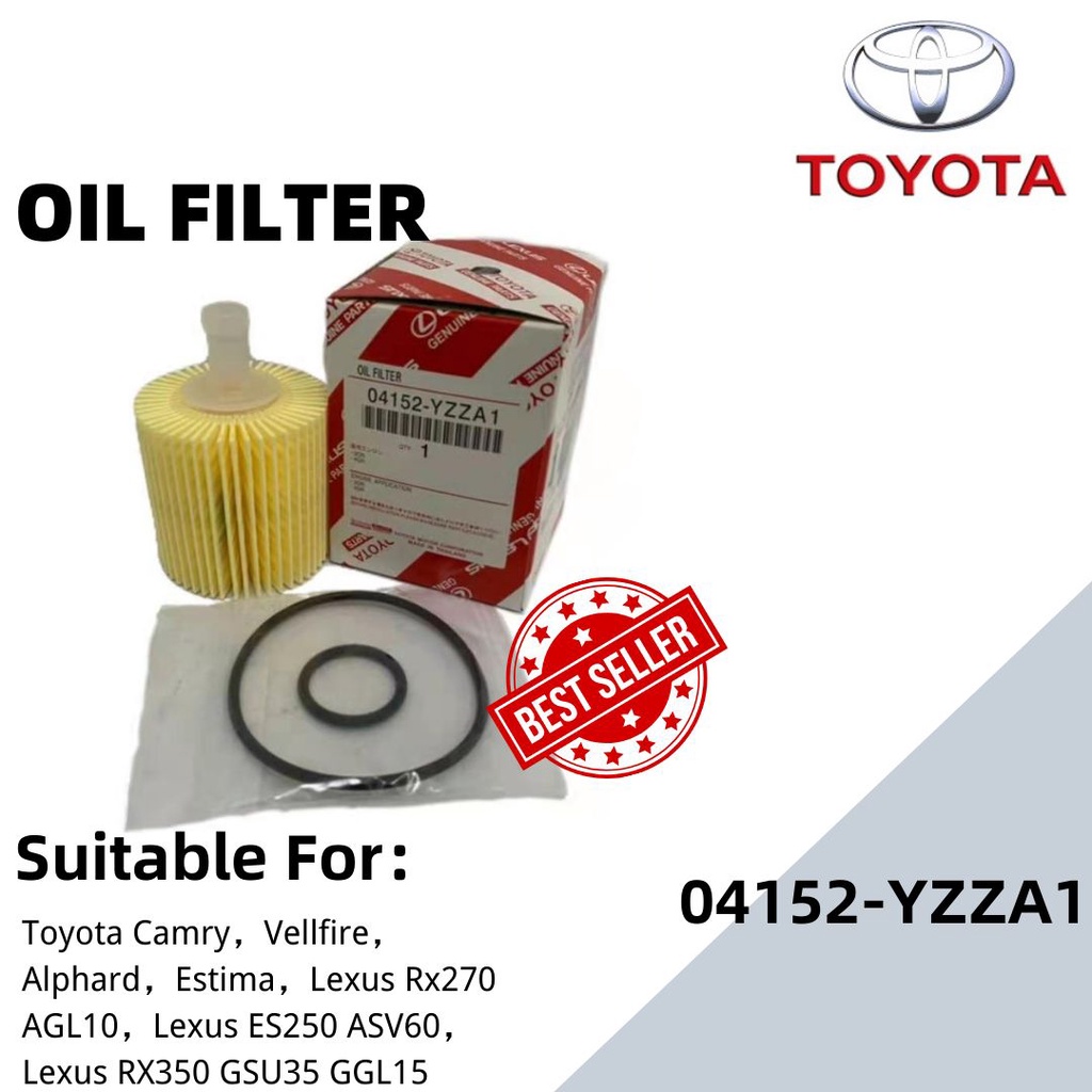 Toyota Oil Filter (04152-YZZA1) Toyota Camry,Vellfire,Aplhard,Estima ...