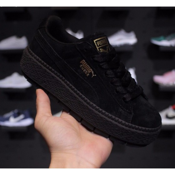 flatform shoes black