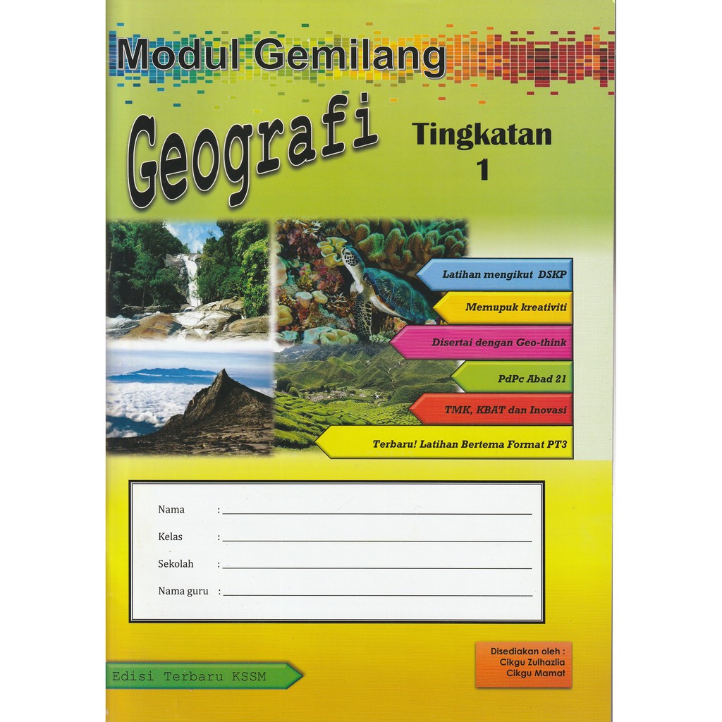 Jawapan Geografi Tingkatan 1