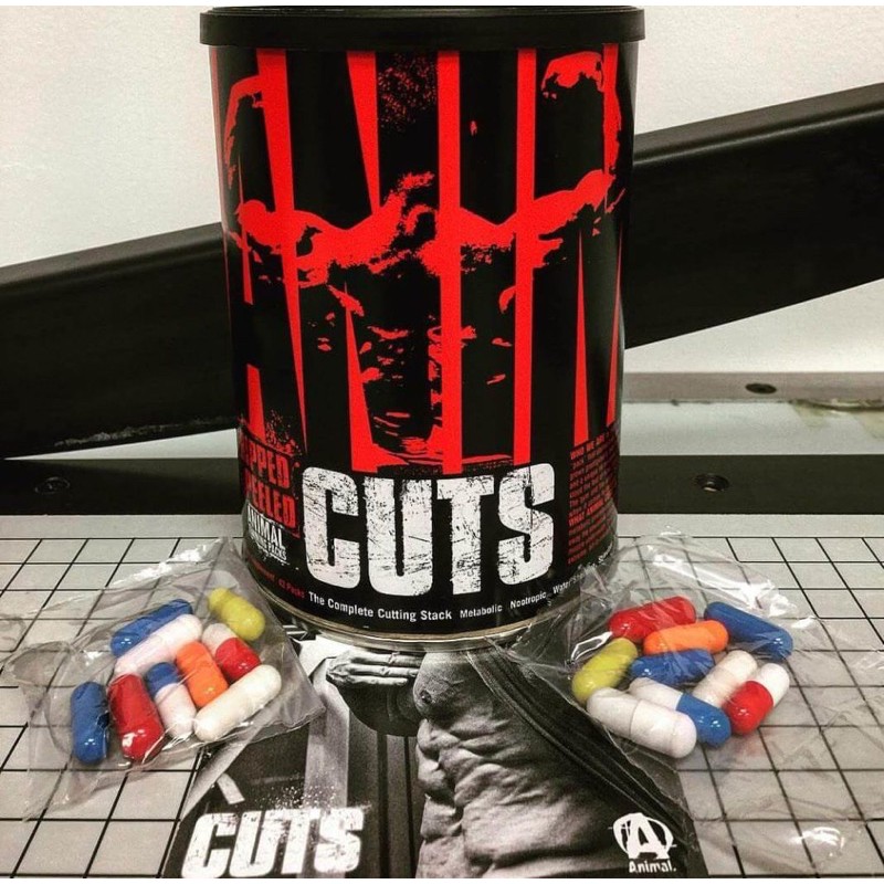 🔥BEST SELLER🔥Animal Cuts By Universal Nutrition Ripped Peeled Fat Burner  Cut Slim (42 Packs) | Shopee Malaysia